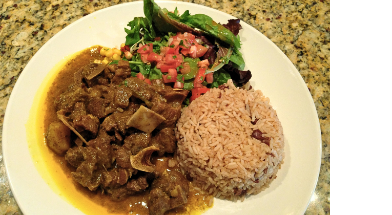 Discover the Flavors of Saba: Goat Meat with Peas and Rice
