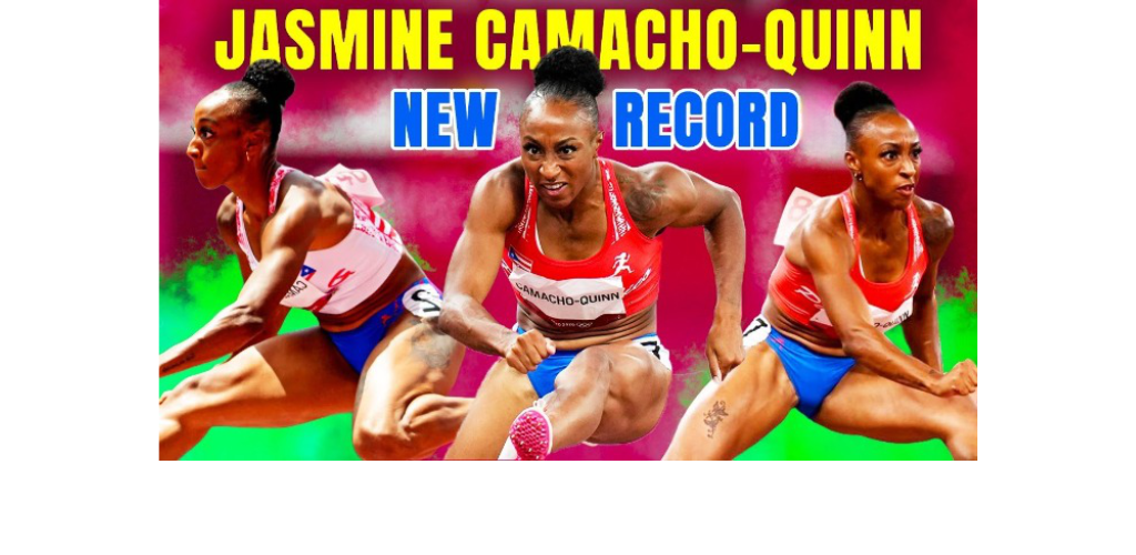 Jasmine Camacho-Quinn beats a stellar field to win the 100 meters hurdles at the 2023 LA Grand Prix!