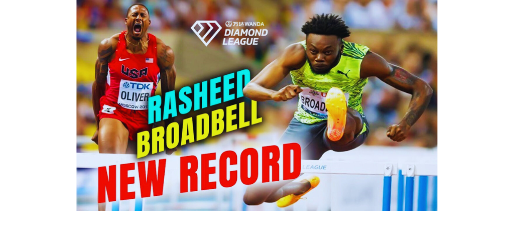 NEW RECORD! Rasheed Broadbell Sets New Meet Record in 110m Hurdles at Rabat Diamond League